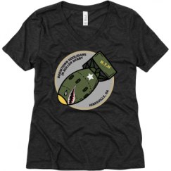 Ladies Relaxed Fit Super Soft Triblend V-Neck Tee