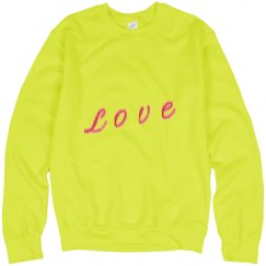 Unisex Neon Crewneck Sweatshirt