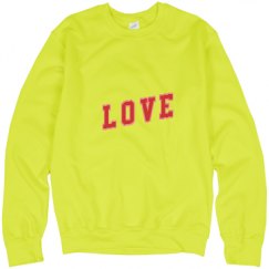 Unisex Neon Crewneck Sweatshirt