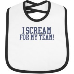 Infant Contrast Trim Bib