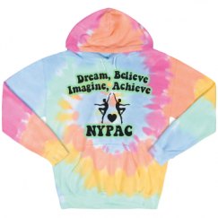 Unisex Tie-Dye Fleece Hoodie