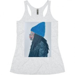 Ladies Slim Fit Super Soft Racerback Triblend Tank