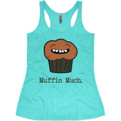 Ladies Slim Fit Super Soft Racerback Triblend Tank