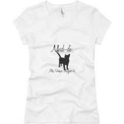 Ladies Slim Fit Basic Promo Jersey Tee