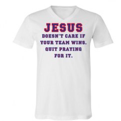 Unisex V-Neck Jersey Tee