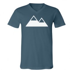 Unisex V-Neck Jersey Tee