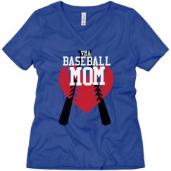 Ladies Relaxed Fit V-Neck Tee