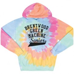 Unisex Tie-Dye Fleece Hoodie