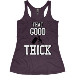 Ladies Slim Fit Super Soft Racerback Triblend Tank