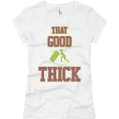 Ladies Slim Fit Basic Promo Jersey Tee