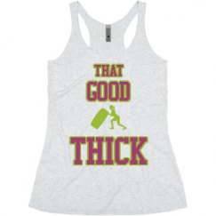 Ladies Slim Fit Super Soft Racerback Triblend Tank