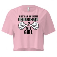 Ladies Festival Cali Crop Top Tee