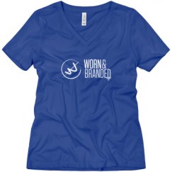 Ladies Relaxed Fit V-Neck Tee