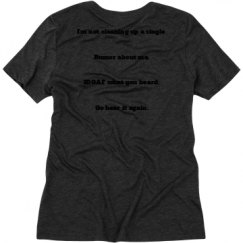 Ladies Relaxed Fit Super Soft Triblend V-Neck Tee