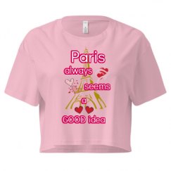 Ladies Festival Cali Crop Top Tee