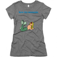Ladies Slim Fit Super Soft Triblend Tee