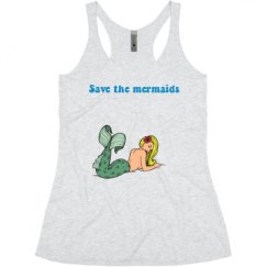 Ladies Slim Fit Super Soft Racerback Triblend Tank