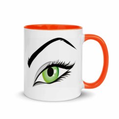 11oz Ceramic Mug with Color Inside