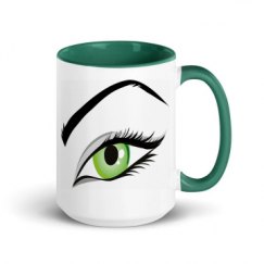 15oz Ceramic Mug with Color Inside