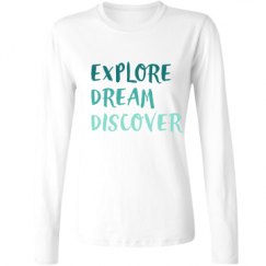 Ladies Relaxed Fit Basic Long Sleeve Tee