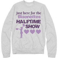 Halftime show bisonettes purple