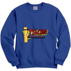 Unisex Film and Foil Crewneck Sweatshirt