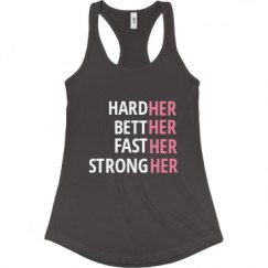 Ladies Slim Fit Racerback Tank Top