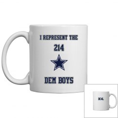 I Represent The 214 - Coffee Mug