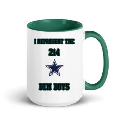 15oz Ceramic Mug with Color Inside