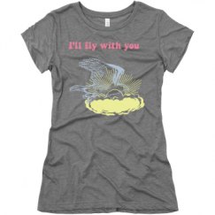 Ladies Slim Fit Super Soft Triblend Tee