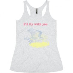 Ladies Slim Fit Super Soft Racerback Triblend Tank