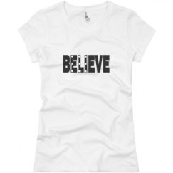 Ladies Slim Fit Basic Promo Jersey Tee