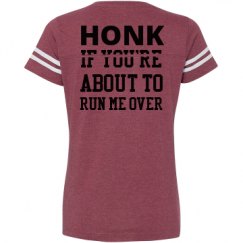 Ladies Relaxed Fit Vintage Sports Tee