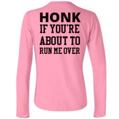 Ladies Relaxed Fit Basic Long Sleeve Tee