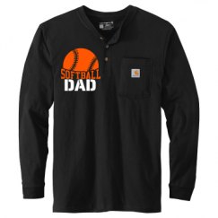 Unisex Carhartt Long Sleeve Henley Tee 