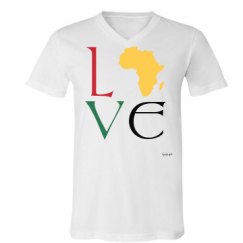 Unisex V-Neck Jersey Tee