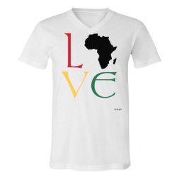 Unisex V-Neck Jersey Tee