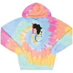 Unisex Tie-Dye Fleece Hoodie