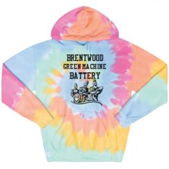 Unisex Tie-Dye Fleece Hoodie