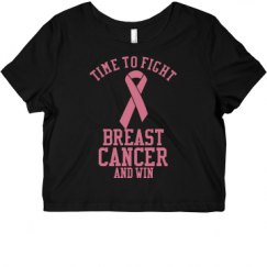 Ladies Slim Fit Crop Top Tee