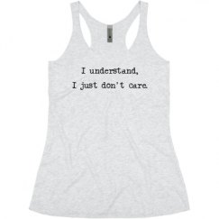 Ladies Slim Fit Super Soft Racerback Triblend Tank