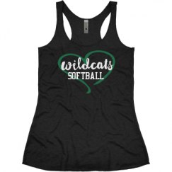 Ladies Slim Fit Super Soft Racerback Triblend Tank