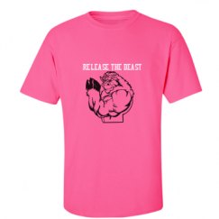 Unisex Ultra Cotton Safety Neon Crewneck Tee