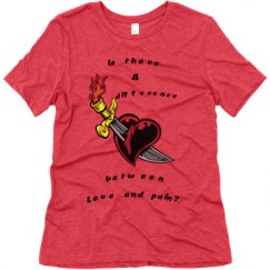 Ladies Relaxed Fit Super Soft Triblend Tee