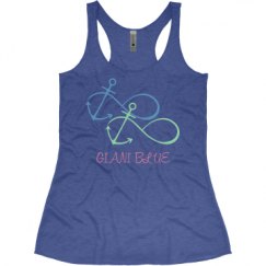 Ladies Slim Fit Super Soft Racerback Triblend Tank