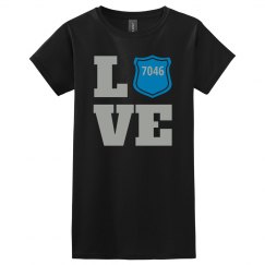 Police Love with Badge Number