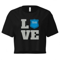 Ladies Festival Cali Crop Top Tee