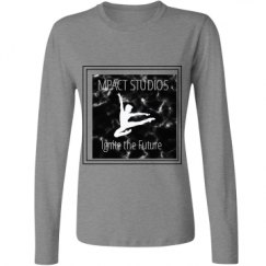 Ladies Relaxed Fit Basic Long Sleeve Tee