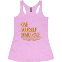 Ladies Slim Fit Super Soft Racerback Triblend Tank