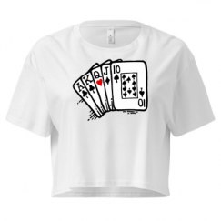 Ladies Festival Cali Crop Top Tee